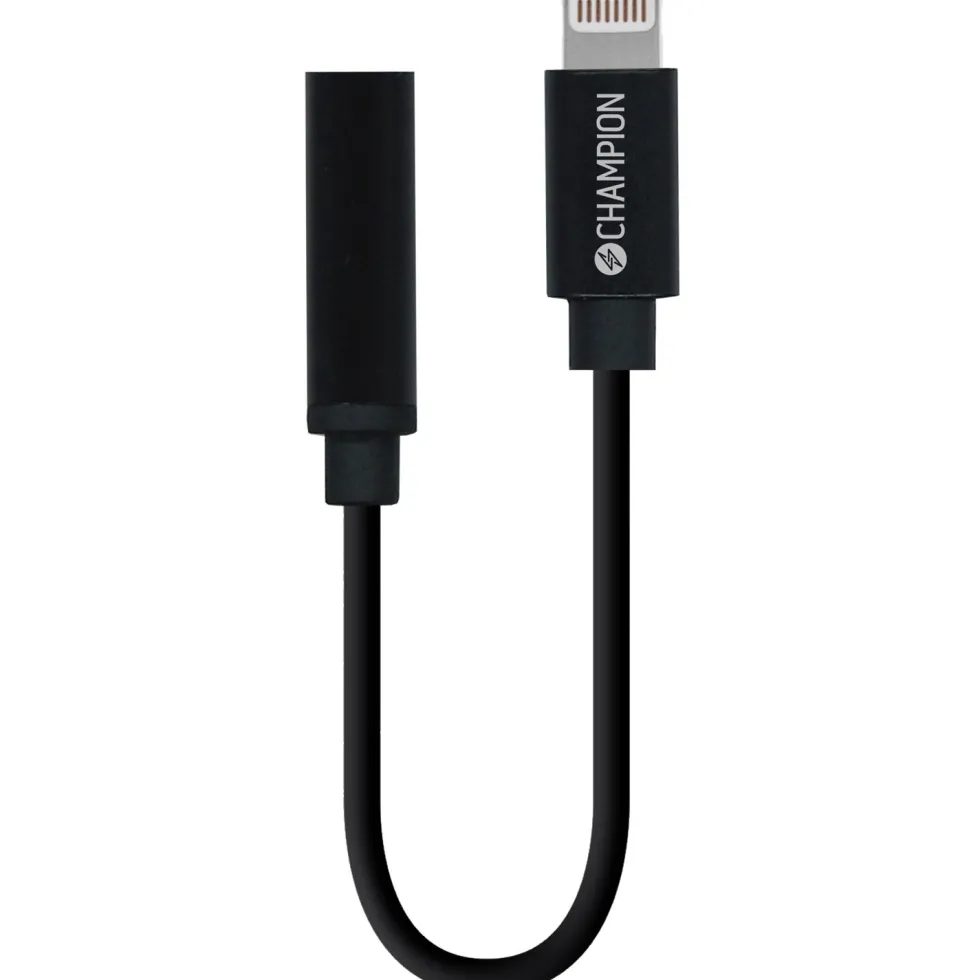 Adapter Champion Lightning till 3,5mm