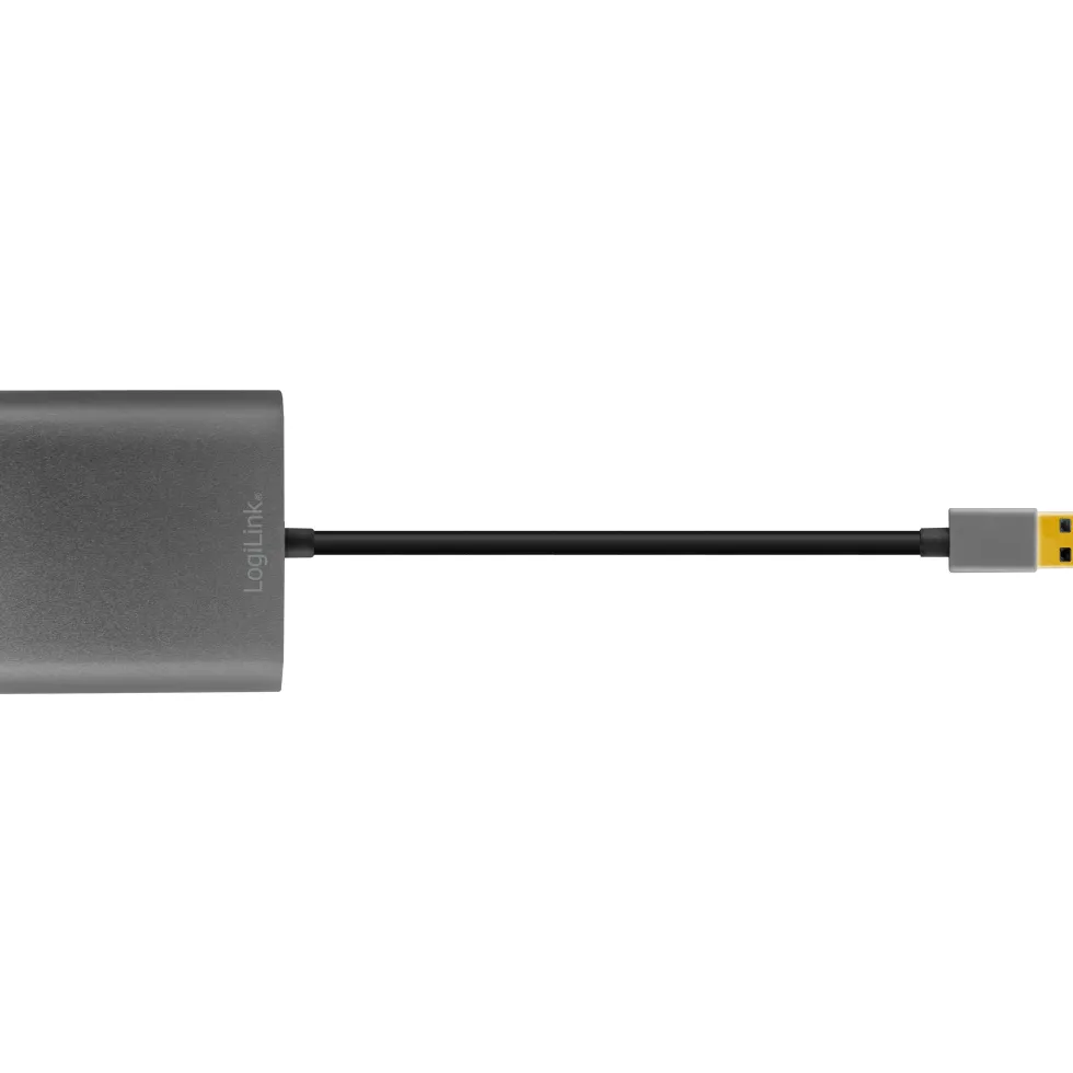 Adapter LogiLink USB-A 3.0 till HDMI-Hona + VGA-Hona
