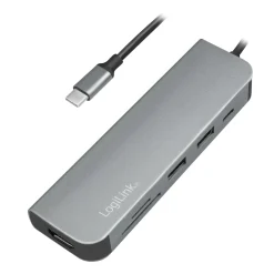 Adapter LogiLinkUSB-C Multi-Hub HDMI/PD/DeX