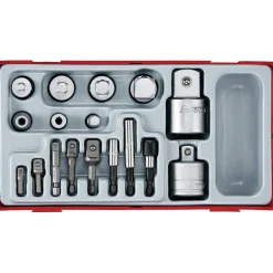 Adaptorsats 17 delar Teng Tools TTADP17