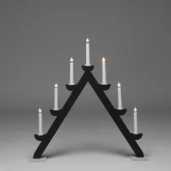 Adventsljusstake Gnosjö Konstsmide Trä 7L