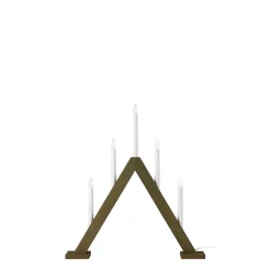 Adventsljusstake Markslöjd Ariele Träljusstake 5 Ljus