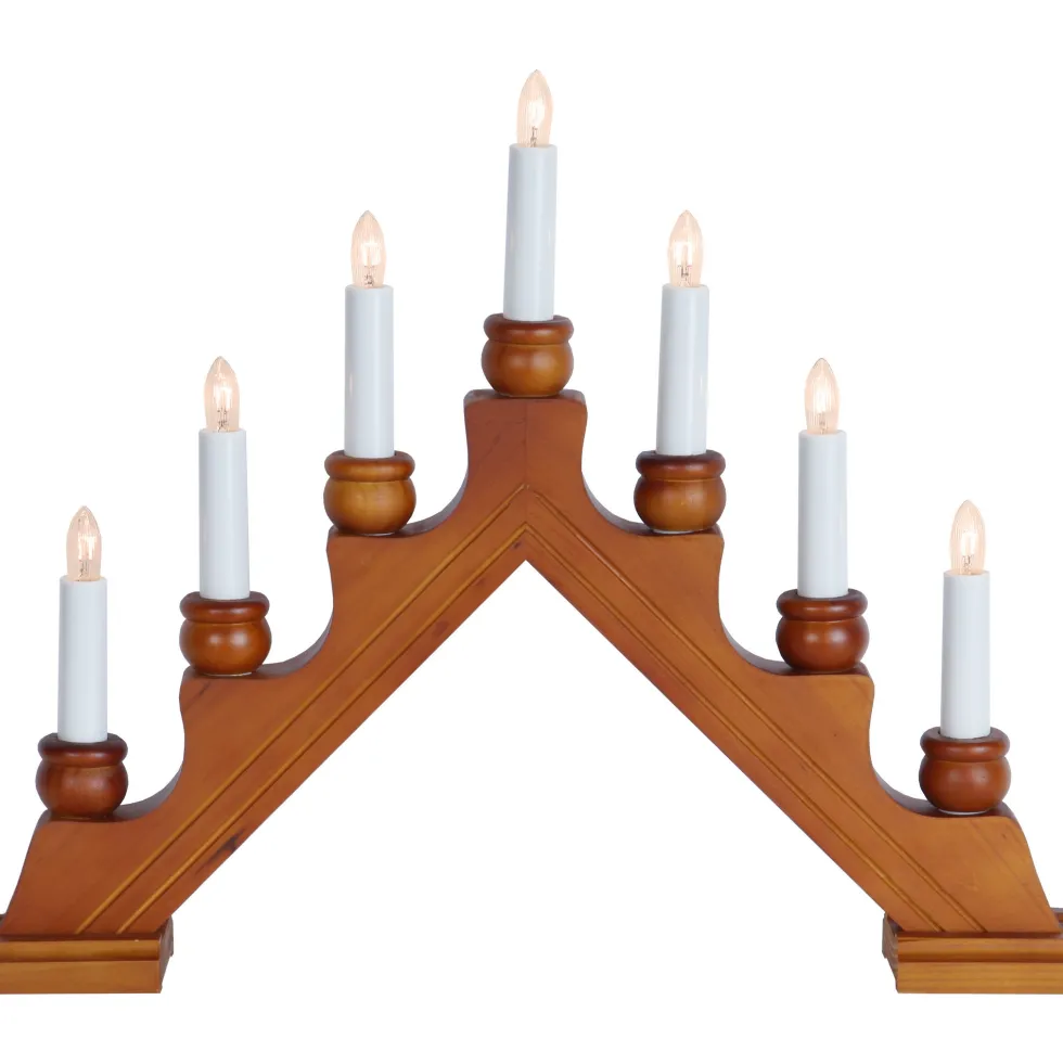 Adventsljusstake Star Trading Karin 7L