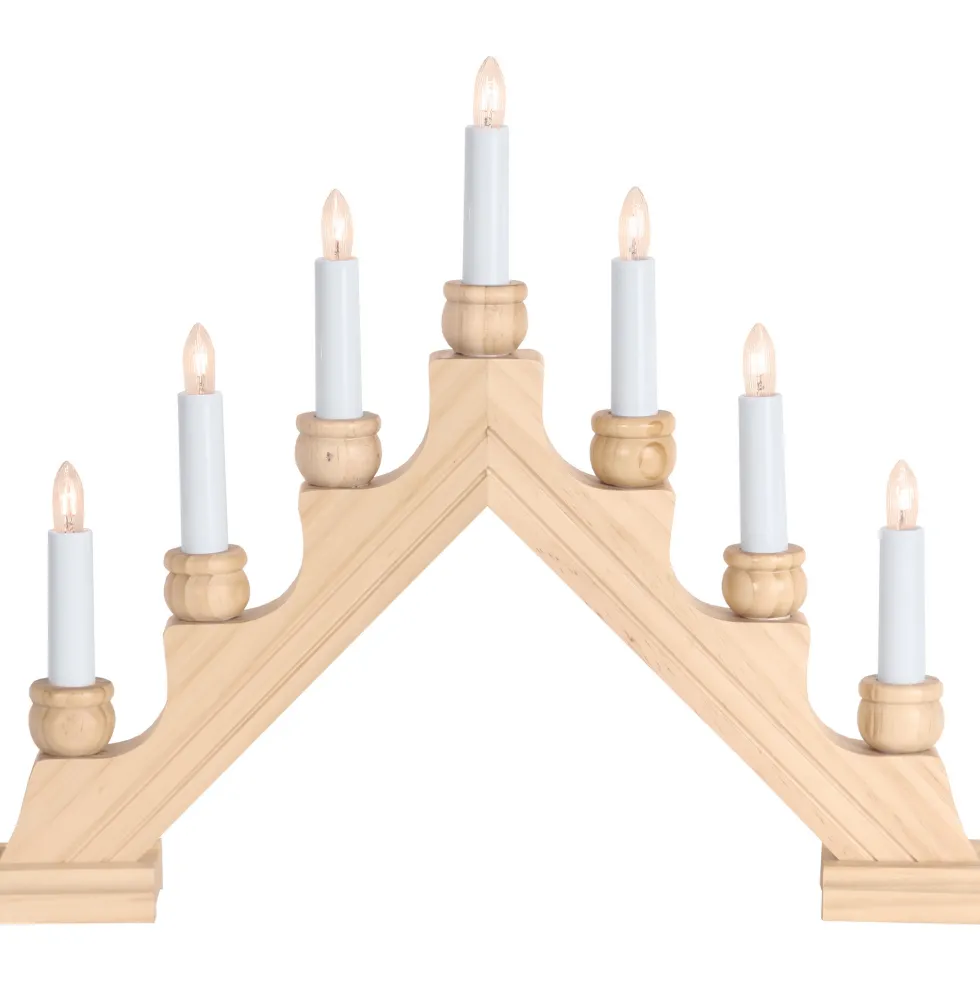 Adventsljusstake Star Trading Karin 7L