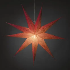 Adventsstjärna Gnosjö Konstsmide 9-uddig 115 cm