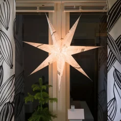 Adventsstjärna Gnosjö Konstsmide Hängande Vit/Nyhetstryck