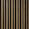 Akustikpanel Wood on wall Ek Gråbrunlackad