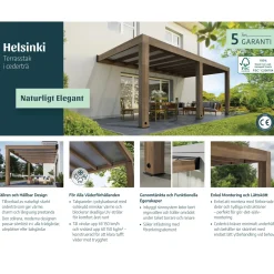 Altantak Canopia by Palram Helsingfors Cederträ 3 x 5,3m