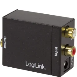 Analog till Digital Ljudomvandlare LogiLink Analog RCA till Digital Tos/Coax