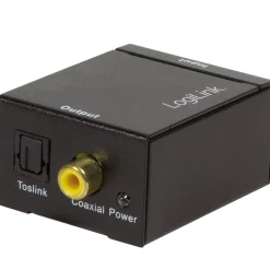 Analog till Digital Ljudomvandlare LogiLink Analog RCA till Digital Tos/Coax