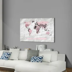 Anslagstavla Arkiio Pink Continents