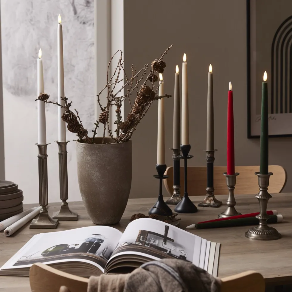 Antikljus Star Trading Flamme Slim 2-pack