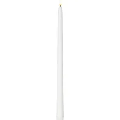Antikljus Star Trading 2p Flamme Slim38cm Vit