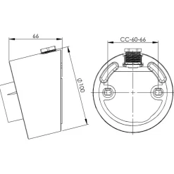 Armatursockel Ifö Electric IP54 Sned E27 75 W
