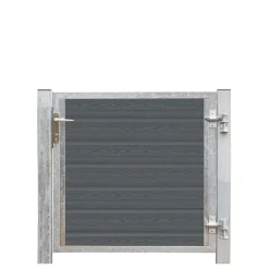 Artura kompositgrind högervänd - 99x95 cm + 16 cm stolpar