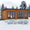 Attefallshus Luoman Lillevilla Sirkku 28 m² Komplett Stuga med Pulpettak