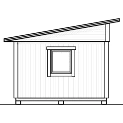 Attefallshus Vibostugan Njuta Funkis 20-2 19,6 m² Trähus