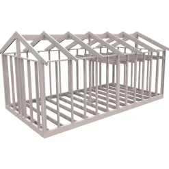 Attefallsstomme Byggstommar 22 grader Med Loft 7200x3940 mm Lösvirke