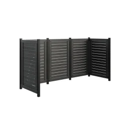 Avfallsskjul PLUS Lund 245×85×124 cm