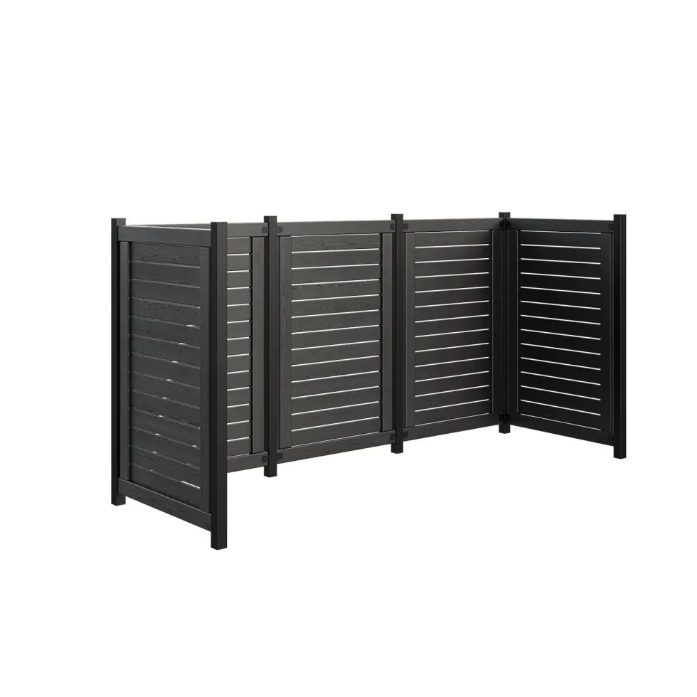 Avfallsskjul PLUS Lund 245×85×124 cm