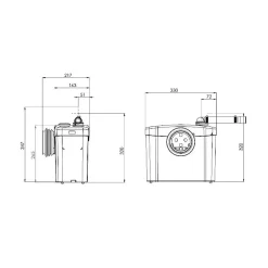 Avloppspump Saniflo Sanibest Pro
