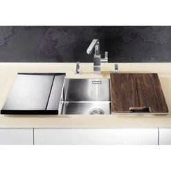 Avrinningsplan Blanco Rostfritt Stål 413 x 360 mm