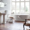 Badkar Burlington London Runt 1800 mm Lucite Vit