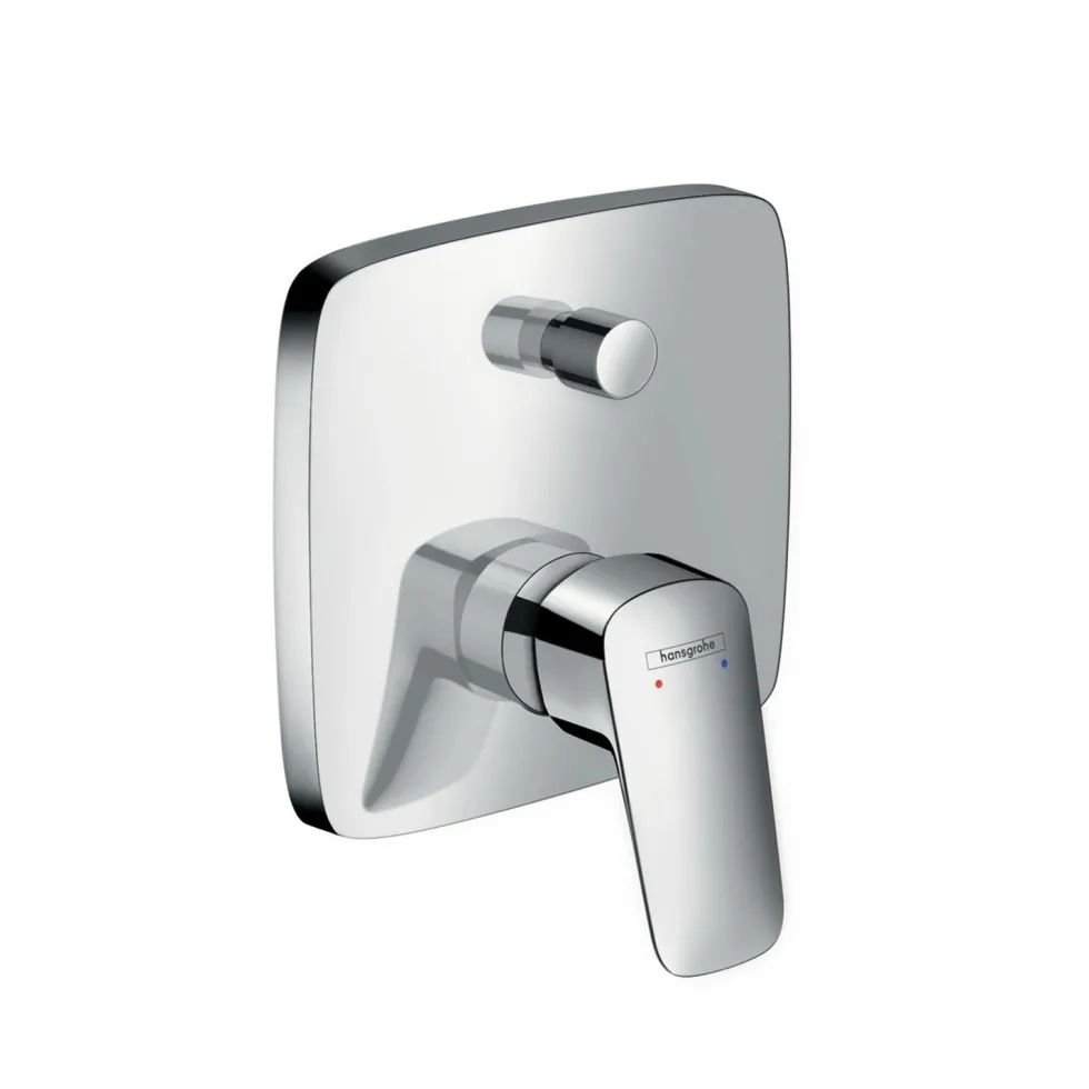 Badkarsblandare Hansgrohe Logis 2 Funktioner för Inbyggnad