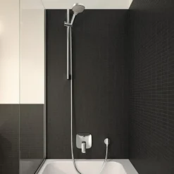 Badkarsblandare Hansgrohe Logis 2 Funktioner för Inbyggnad
