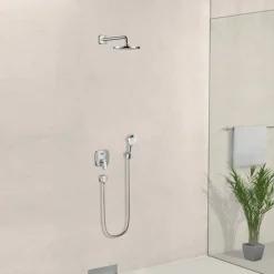 Badkarsblandare Hansgrohe Logis 2 Funktioner för Inbyggnad
