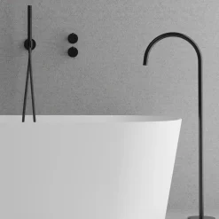 Badkarsblandare Scandtap Steel Harmonized Bliss 4 med Handdusch för Inbyggnad