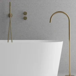 Badkarsblandare Scandtap Steel Harmonized Bliss 4 med Handdusch för Inbyggnad