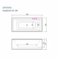Badkar Swebad Borgholm Standard
