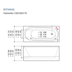 Badkar Swebad Falsterbo Standard
