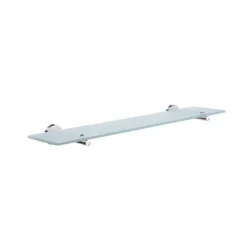 Badrumshylla Smedbo Home HK347 Krom/Frostat Glas