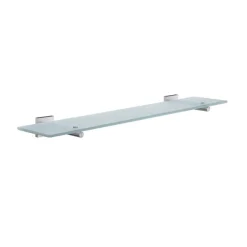 Badrumshylla Smedbo House RK347 Krom/Frostat Glas