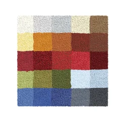 Badrumsmatta Kleine Wolke Cubetto Fyrkantig Flerfärgad