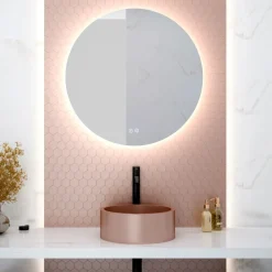 Badrumsspegel Tenfors Verona Rund Imfri LED