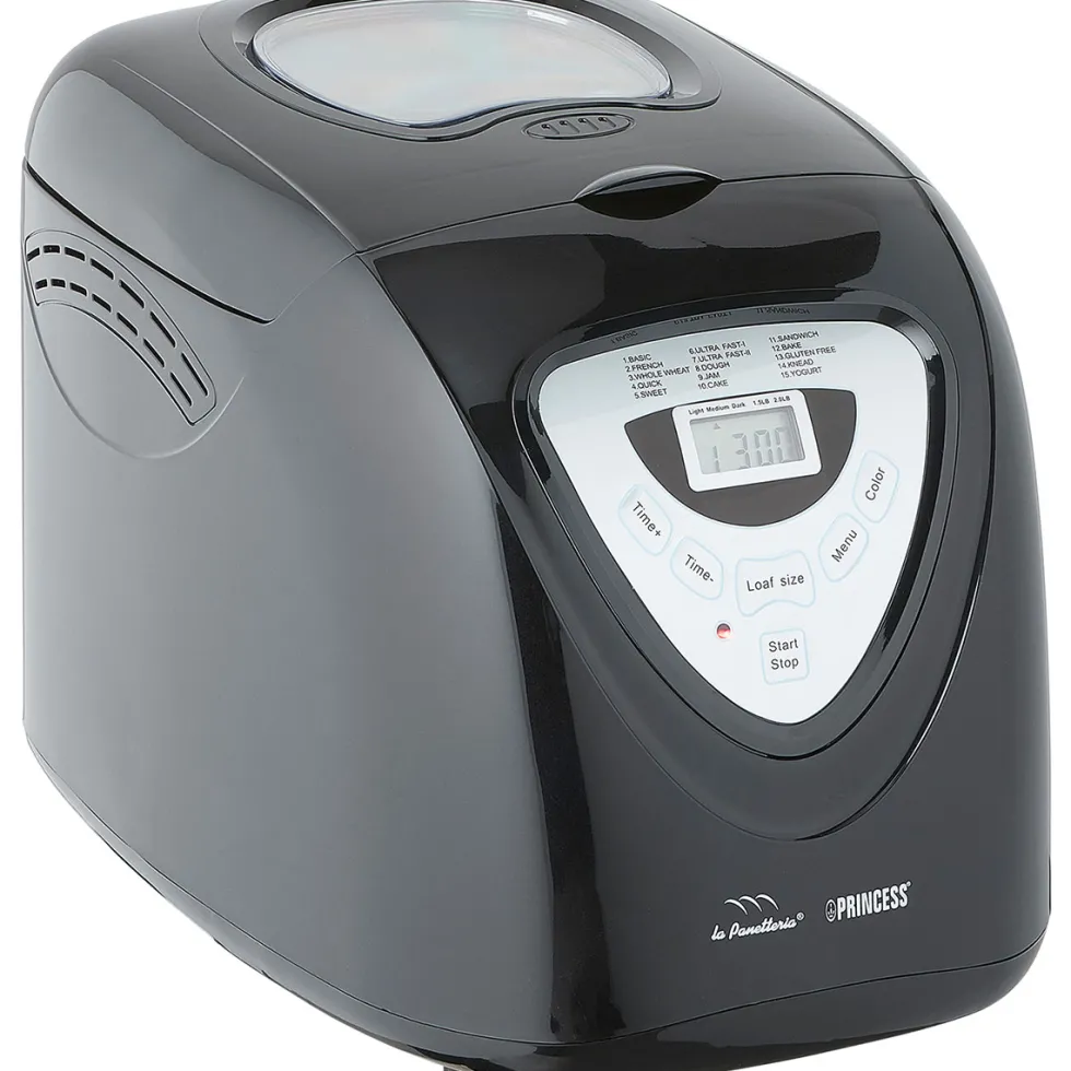 Bakmaskin Princess Black 900g 15 Program Digital
