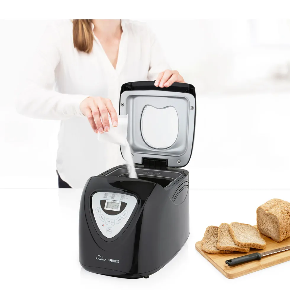 Bakmaskin Princess Black 900g 15 Program Digital