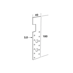 Balkankare FAST JA 40x180x3,0 mm