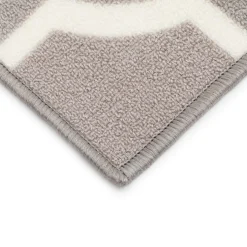 Barnmatta KM Carpets Vägmatta GummeradGrå