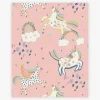 Barntapet NEXT Unicorn EasyUp 118328, Mönstrad Rosa