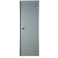 Bastudörr Sauna Sweden Aluminium Grå