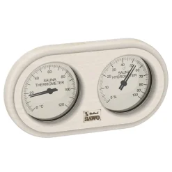 Bastu Thermo-Hygrometer SAWO Rundad