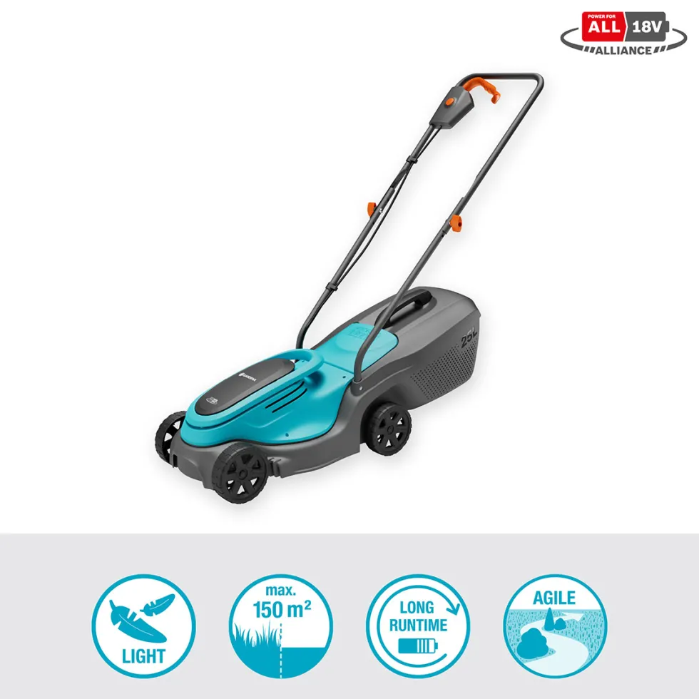 Batterigräsklippare Gardena PowerMax 30/18V P4A med Batteri och Laddare
