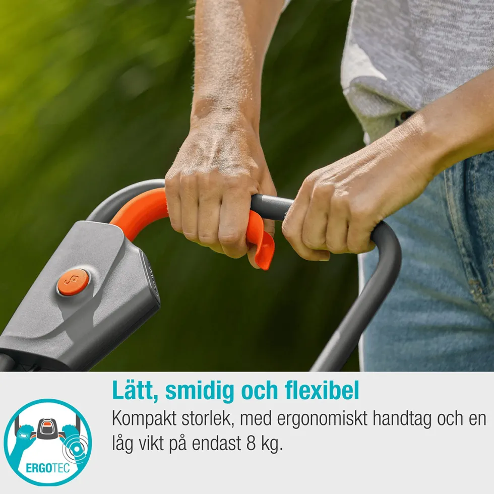 Batterigräsklippare Gardena PowerMax 30/18V P4A med Batteri och Laddare