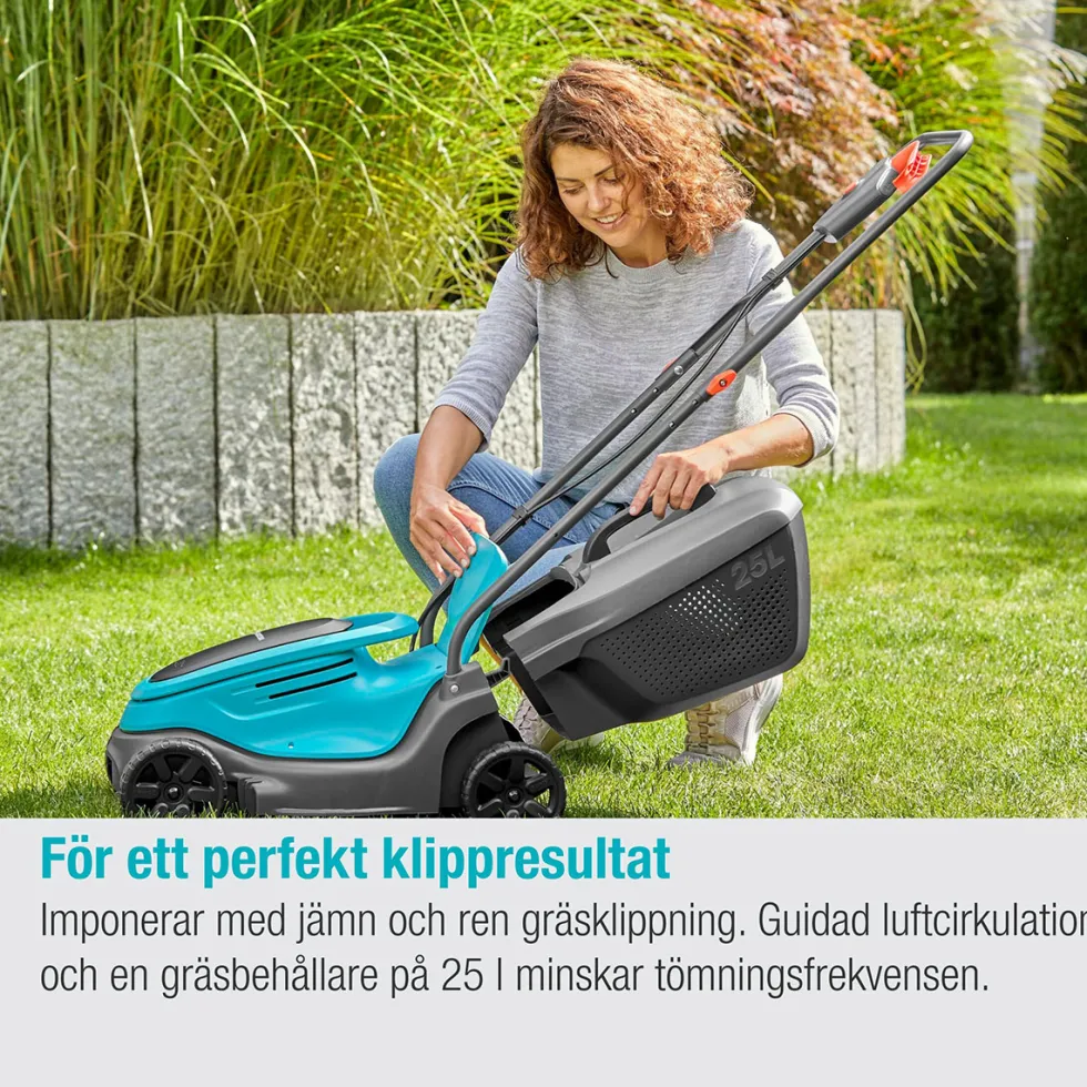 Batterigräsklippare Gardena PowerMax 30/18V P4A med Batteri och Laddare