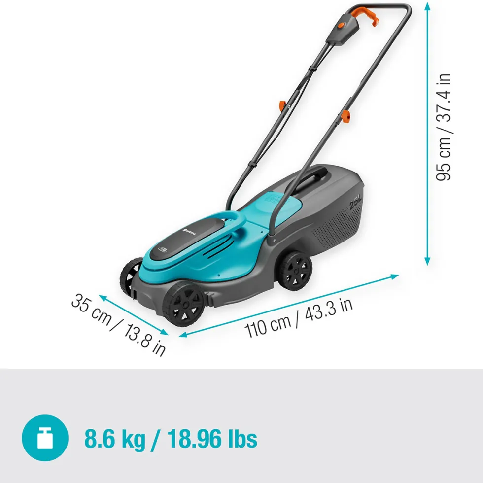 Batterigräsklippare Gardena PowerMax 30/18V P4A med Batteri och Laddare