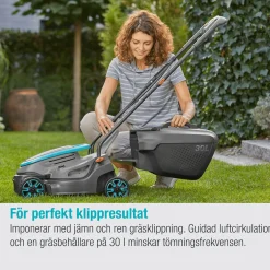 Batterigräsklippare Gardena PowerMax 32/18V P4A utan Batteri och Laddare